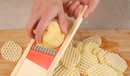 Cortadora de Patatas Slicer Profesional de Madera - Epifanix